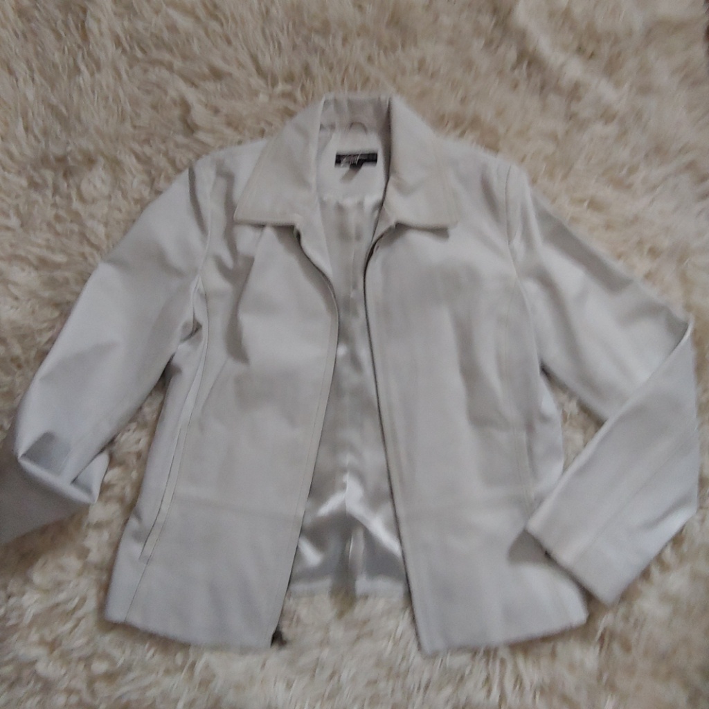 Off White Leather Jacket